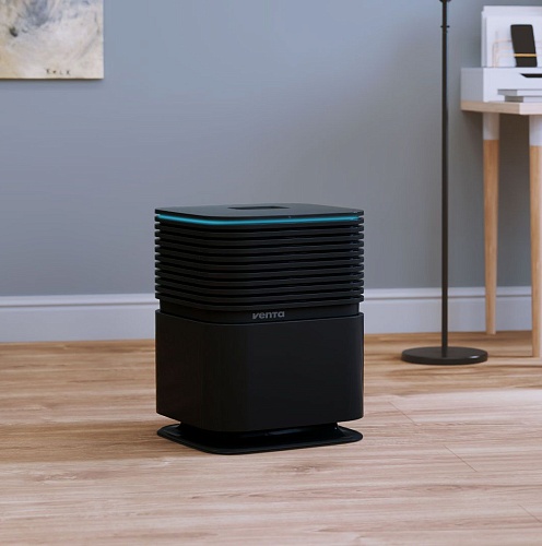 Увлажнитель-мойка воздуха Venta AeroStyle Compact AH735, черный / 70 кв.м