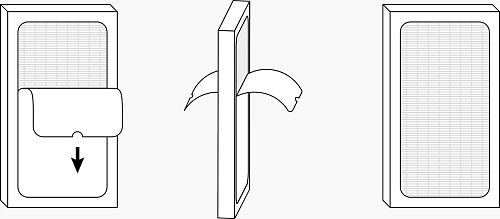 Фильтр 2 в 1 - VENTAcel с угольным фильтром для LP60/LPH60/AP902/AH902 (0,1 мкм)